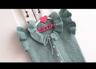 Fırfırlı Bebek Yeleği Yapılışı - Bebek Hırkaları Yelekleri - bebek yelekleri kolay bebek yelekleri örgü modelleri anlatımlı prenses yeleği yapılışı şeker bebek yeleği