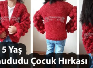 Ahududu Çocuk Hırka Yapımı - Bebek Hırkaları Yelekleri - ahududu bebek hırka yapılışı ahududu hırka modelleri ahududu hırka örnekleri ahududu hırka yapımı anlatımlı ahuduru hırka anlatımlı