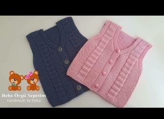 Örgü Bebek Yeleği Yapımı Örgü Bebek Yeleği Yapımı - Bebek Hırkaları Yelekleri - bebek yelek modelleri iki şişle en yeni bebek yelekleri örgü bebek yeleği anlatımlı son model bebek yelekleri son model bebek yelekleri anlatımlı 1