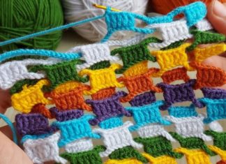 Renkli Örgü Modeli Yapılışı - Örgü Modelleri - anlatımlı iki renkli örgü modelleri crochet iki renkli örgü modelleri açıklamalı örgü modelleri ve yapılışları tığ işi atkı tığ işi şal modelleri