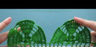 Dantel Örnekleri Yeni - Dantel Örnekleri - havlu kenarı anlatımlı yapılışı havlu kenarı modelleri tığ işi havlu kenarı örneği kenar oyası örgü kenar oyası yapımı