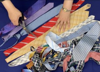 Eski Kravatlardan Ne Yapılır? - Dikiş - eski kravat değerlendirme eski kravatlar nasıl değerlendirilir eski kravatlardan çanta yapımı kullanılmayan kravatlardan ne yapılır