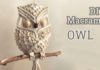 Makrome Baykuş Duvar Süsü - Örgü Modelleri - macrame owl makrome baykuş nasıl yapılır makrome duvar aksesuarı makrome hayvan yapımı modern makrome 1