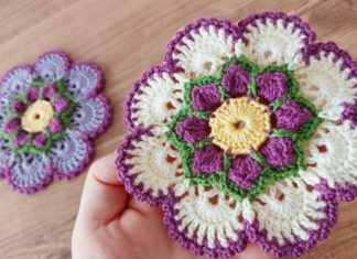 Örgü Motif Örneği Yapılışı - Örgü Modelleri - örgü çiçek motifleri yapılışı anlatımlı örgü motif örneği ve yapılışı örgü motif yapımı örgü motifi nasıl yapılır örgü motifleri anlatımlı