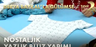 Motifli Yazlık Bluz Yapımı - Örgü Modelleri - el örgüsü yazlık bluz modelleri motifli bluz örnekleri örgü bluz yapımı yazlık bluz örneği