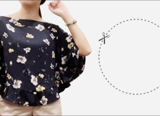 Pratik Yuvarlak Gömlek Nasıl Dikilir? - Dikiş - basit gömlek dikimi bluz kesimi dikimi bluz modelleri değişik pratik bluz dikimi pratik bluz kesimi