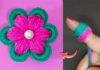 Parmakta İki Renkli Çiçek Nasıl Yapılır? - Örgü Modelleri - 3d örgü çiçek yapımı çiçek yapımı örgü tığ işi çiçek süsleme motifleri tığ işi çiçek yapımı örgü modelleri