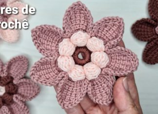 Tunus İşi Örgü Çiçek Yapılışı - Örgü Modelleri - örgü çiçek modelleri örgü çiçek motifi modelleri örgü çiçek nasıl yapılır örgü çiçek yapımı kolay