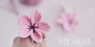 Örgü Kiraz Çiçeği Yapılışı - Örgü Modelleri - 3d örgü çiçek yapımı örgü büyük çiçek yapımı tığ işi örgü çiçek yapımı yünden çiçek yapımı