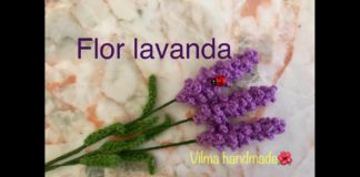Örgü Lavanta Yapımı - Örgü Modelleri - çiçek yapımı örgü kolay örgü çiçek yapımı lavanta çiçeği örgü modeli örgü lavanta çiçeği örgü lavanta yapılışı