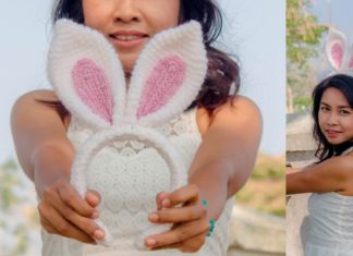Tavşan Kulak Saç Bandı Yapılışı - Örgü Modelleri - amigurumi taç yapımı el yapımı taç modelleri tığ işi taç yapımı yünden toka yapımı