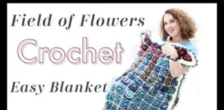 Çiçek Motifli Battaniye Yapılışı - Örgü Modelleri - çiçek motifli bebek battaniyesi el örgü bebek battaniyesi kolay battaniye modelleri tığ işi motif nasıl örülür papatya motif yapımı