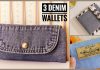 Eski Kottan 3 Kendin Yap Projesi - Dikiş - eski kot pantolondan geri dönüşüm eski kottan çanta modelleri eski kottan neler yapılır evde kolay cüzdan yapımı kumaş cüzdan dikimi