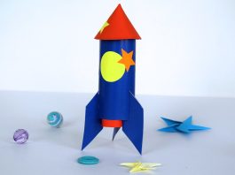 Kağıttan Roket Nasıl Yapılır? - Okul Öncesi Etkinlikleri - 3 boyutlu roket yapımı kağıttan roket yapılışı kağıttan roket yapma kolay roket yapımı maket roket roket yapımı