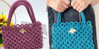 Plastik Halkalardan Çanta Yapımı - Örgü Modelleri - çanta modelleri çanta yapımı anlatımlı makrome çanta yapımı örgü çanta yapımı anlatımlı 1