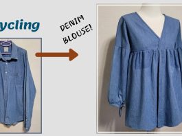 Gömlekten Elbise Nasıl Dikilir? - Dikiş - eski gömlekten elbise yapımı eski gömlekten neler yapılır gömleği elbiseye çevirmek gömlekten elbise