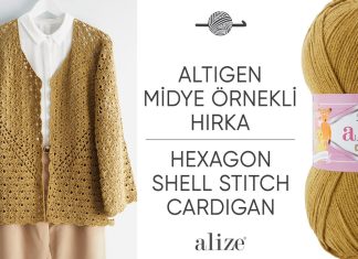 Tığ İle Altıgen Hırka Yapımı - Örgü Modelleri - altıgen hırka anlatımlı altıgen hırka yapımı anlatımlı büyükler için altıgen hırka yapımı el örgü hırka modelleri