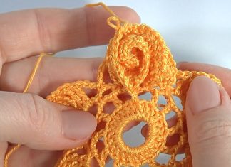 Tığ İşi Örgü Çiçek Yapımı - Örgü Modelleri - ipten çiçek yapımı kolay kolay örgü çiçek yapımı motif çiçek yapımı örgü çiçek modelleri yapımı