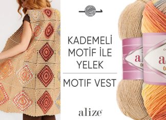 Büyükler İçin Örgü Yelek Yapılışı - Örgü Modelleri - güzel yelek modelleri modern tığ işi yelek modelleri örgü yelek anlatımlı örgü yelek örneği tığ işi bayan yelekleri
