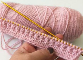 Kabartmalı İki Şiş Örgü Modeli Yapılışı - Örgü Modelleri - basit şiş örgü örneği iki şiş örgü şiş örgü örneği yün işleri örgü modelleri