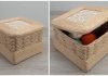 Kartondan Hasır Sepet Yapımı - Kendin Yap - halat ipten sepet yapımı hasır ipten sepet yapımı jüt ipten sepet yapımı karton kutudan sepet oyuncak kutusu yapımı