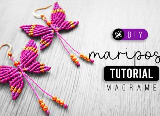 Makrome Kelebek Küpe Nasıl Yapılır? - Örgü Modelleri - el yapımı küpe modelleri makrome küpe modelleri makrome küpe nasıl yapılır makrome küpe yapılışı