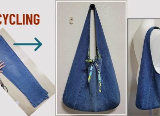 Eski Kottan Çanta Dikimi - Dikiş - eski kot pantolondan çanta yapımı eski kottan alış veriş çantası eski kottan ne yapabilirim kot pantolondan çanta yapımı