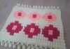 Kilim Desenli Lif Yapılışı - Lif Modelleri - kare lif modelleri kolay kilim desenli lif modelleri kilim desenli lifler 2