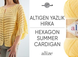 Altıgen Hırka Yapımı - Örgü Modelleri - altıgen hırka altıgen hırka yapımı büyükler için altıgen hırka yapımı kolay altıgen hırka