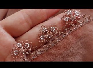 Yeni Boncuklu İğne Oyası Yapılışı Yeni Boncuklu İğne Oyası Yapılışı - İğne Oyaları - iğne oyası iğne oyası örnekleri kum boncuklu iğne oyaları yeni çıkan boncuklu iğne oyaları 1