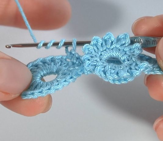 3D Örgü Çiçek Yapılışı - Örgü Modelleri - ipten çiçek yapımı kolay motif çiçek yapımı tığ işi örgü tığ işi örgü çiçek yapımı