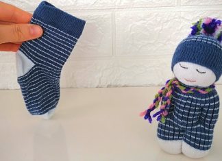 Çoraptan Bebek Yapılışı - Bebek Hırkaları Yelekleri Okul Öncesi Etkinlikleri - çoraptan bebek yapımı çoraptan bebek yapımı kolay evde bebek yapımı kolay