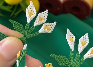 İğne Oyası Gala Çiçeği Yapımı - İğne Oyaları - gala çiçeği iğne oyası gala çiçeği iğne oyası yazma modelleri gala çiçeği oyası kolay gala çiçeği yapımı
