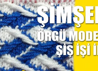 Şimşek Örgü Modeli Nasıl Örülür? - Örgü Modelleri - anlatımlı şiş örgü modelleri en güzel şiş örgü modelleri şiş örgü modelleri