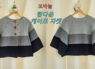 Kolay Örgü Panço Yapılışı - Örgü Modelleri - büyükler için panço modeli el örgüsü panço modelleri ve yapılışı tek parça panço yapımı tığ işi panço modelleri