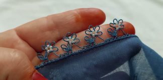 Küçük Yazma Boncuklu İğne Oyası - İğne Oyaları - boncuklu iğne oyası modelleri yazma iğne oyası örnekleri ince boncuklu iğne oyası kum boncuklu iğne oyası 1