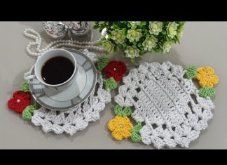 Çiçekli Örgü Bardak Altlığı Yapılışı - Örgü Modelleri - bardak altlığı örgü modelleri kolay bardak altlığı yapımı örgü bardak altlığı modelleri ve yapılışları
