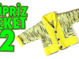 Sürpriz Hırka Nasıl Örülür? - Bebek Hırkaları Yelekleri - bebek örgü hırka bebek örgü hırka yapımı anlatımlı erkek bebek örgü hırka modelleri kız bebek örgü hırka modelleri