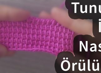 Tunus İşi Nasıl Örülür? - Örgü Modelleri - tunus işi tunus işi nasıl başlanır tunus işi örgü tunus işi yapımı