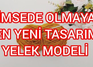Ajurlu Kolay Şiş Örgü Örneği - Örgü Modelleri - el örgüsü modelleri kolay ajurlu iki şiş örgü modeli kolay ajurlu örnekler