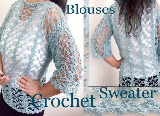 Örümcekli Dantel Bluz Nasıl Örülür? - Örgü Modelleri - bluz örgü modelleri anlatımlı kolay örgü bluz modelleri tığ işi dantel bluzlar yazlık örgü bluz