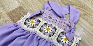 Üstü Örgü Altı Kumaş Elbise Yapılışı Üstü Örgü Altı Kumaş Elbise Yapılışı - Bebek Örgü Modelleri - altı kumaş üstü örgü elbise modelleri robadan örgü elbise modelleri robası örgü altı kumaş bebek elbisesi 1