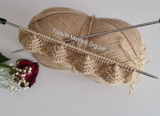 Külah Örgü Modeli Yapılışı - Örgü Modelleri - farklı şiş örgü modelleri iki şiş örgü modelleri kabartmalı örgü modelleri şiş örgü