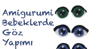 Amigurumi Göz Nasıl Örülür? - Amigurumi - amigurumi bebek göz yapımı kolay göz yapımı örgü göz yapımı tığ ile göz yapımı