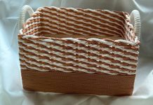 Karton Kutudan Sepet Nasıl Yapılır? - Kendin Yap - dekoratif sepet yapımı karton kutu kaplama teknikleri kartondan sepet yapımı
