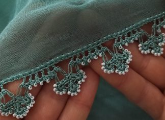 Kum Boncuklu Tığ Oyası Örneği - Örgü Modelleri - basit tığ oyaları anlatımlı tığ oyası kolay modeller tığ oyası modelleri tığ oyası örnekleri anlatımlı