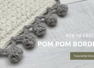 Ponpon Kenar Oyası Yapılışı - Örgü Modelleri - basit kenar oyaları battaniye kenar oyası modelleri örgü kenar oyaları tığla kenar oyası 1