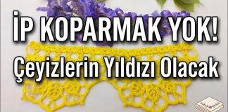 Tığ İşi Havlu Kenarı Yapımı - Dantel Örnekleri - çeyizlik havlu en güzel havlu kenarı modelleri en güzel havlu kenarı modelleri havlu kenarı modelleri yeni model havlu kenarları 2