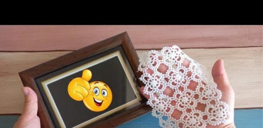 Eski Dantellerden Çerçeve Nasıl Yapılır? - Dantel Örnekleri - eski dantelleri değerlendirme eski kanaviçe ve dantelleri değerlendirme eski kenar dantelleri değerlendirme