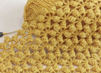 Fıstıklı Yapraklar Örgü Modeli Yapılışı - Örgü Modelleri - çeyizlik yelek örnekleri tığ işi gelin yelek modelleri tığ işi örgü modelleri ve yapılışları